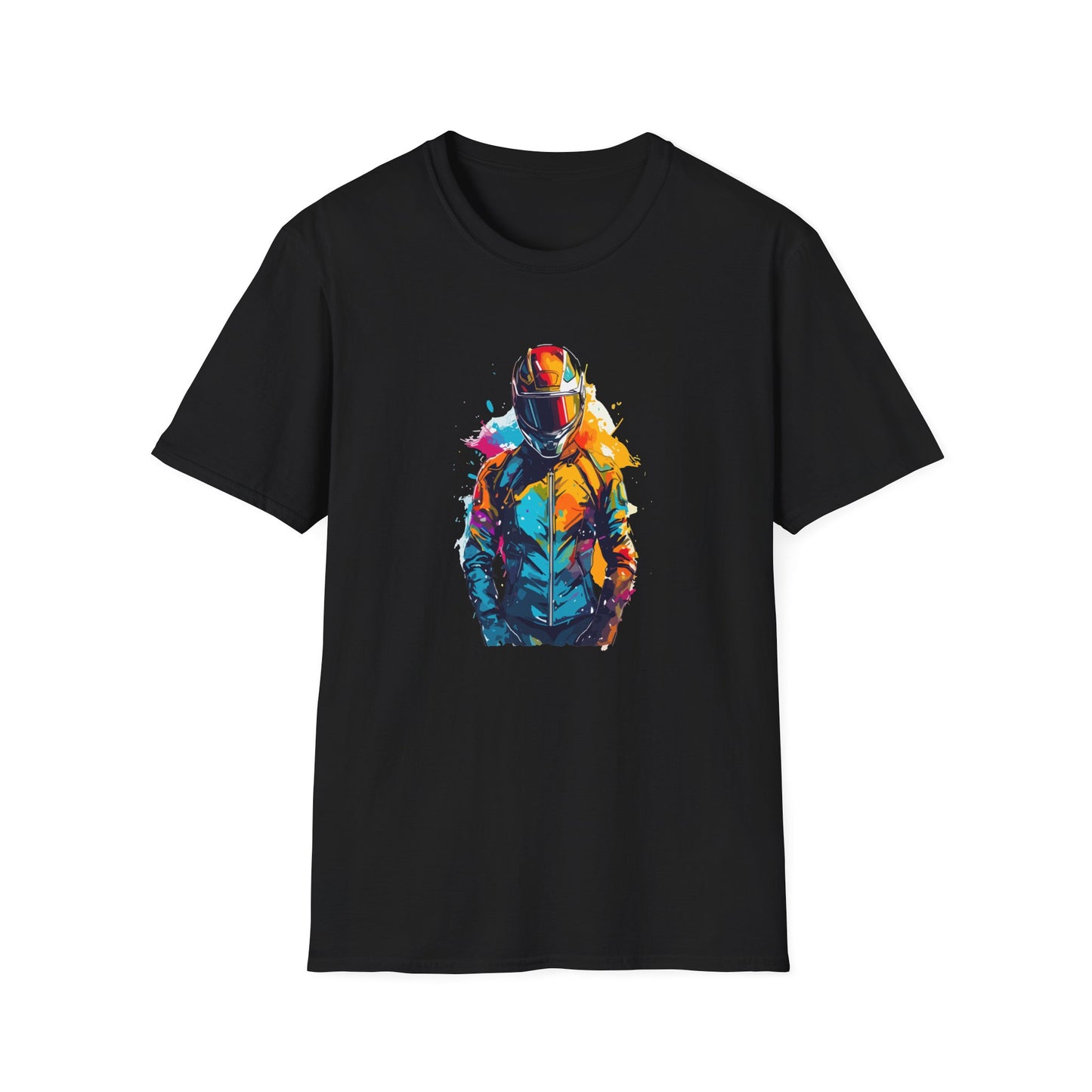 Colourful rider head own T-Shirt