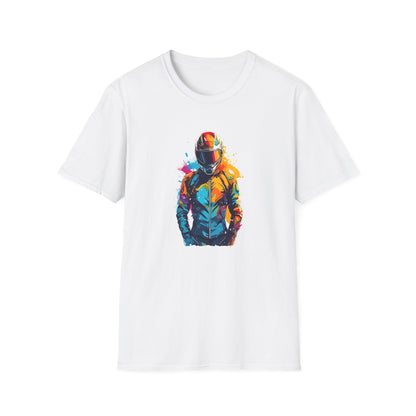 Colourful rider head own T-Shirt