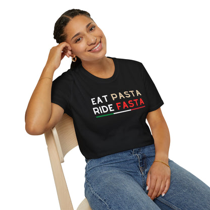 "Eat Pasta, Ride Fasta" T-Shirt