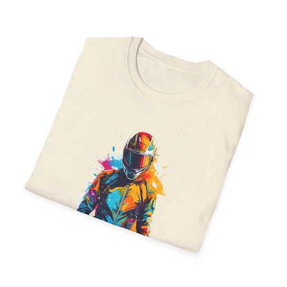 Colourful rider head own T-Shirt