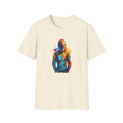 Colourful rider head own T-Shirt