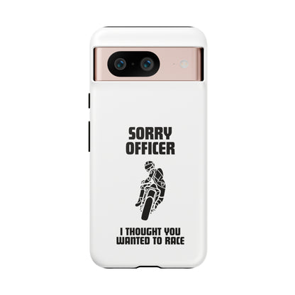 Sorry Officer Tough Phone Cases