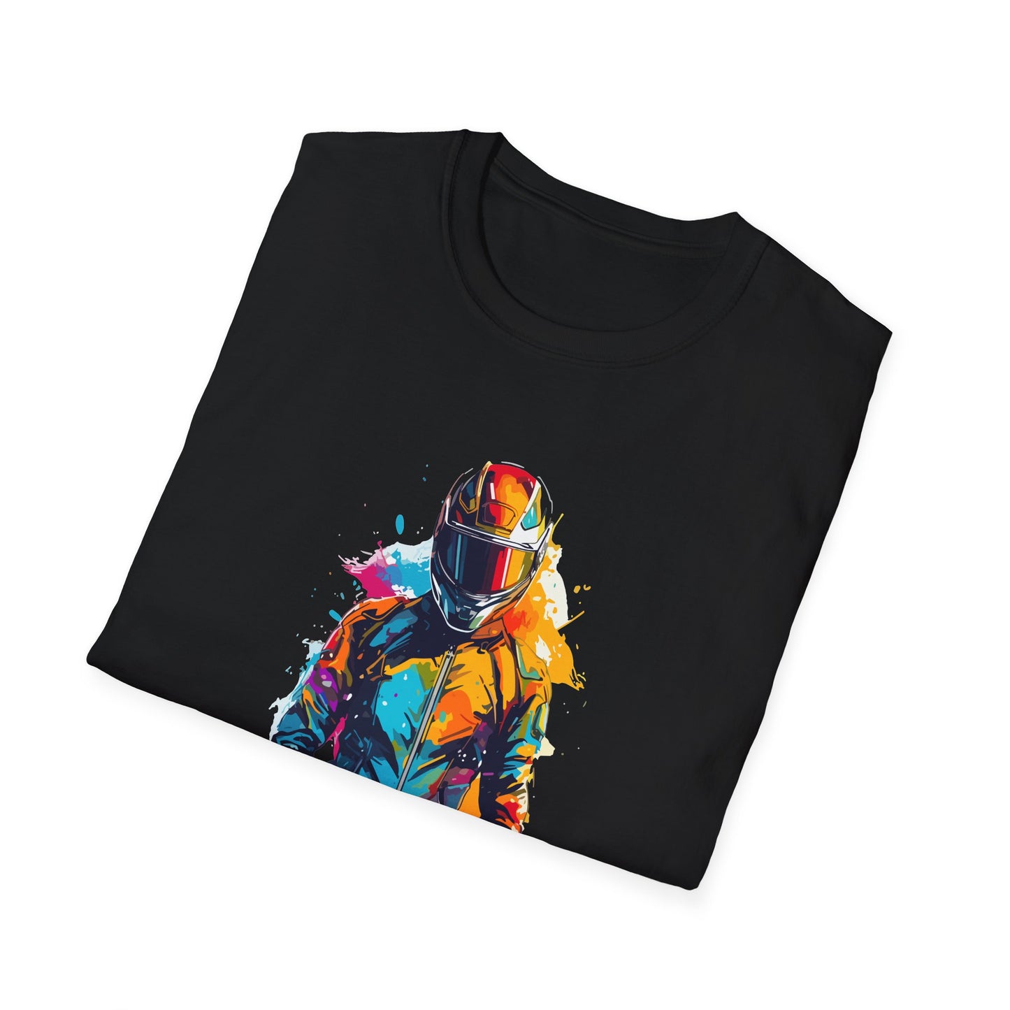 Colourful rider head own T-Shirt