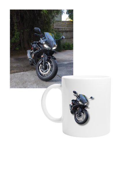 Custom white ceramic 11oz mug