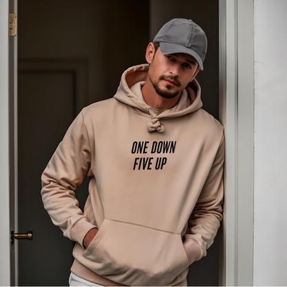 "One down, Five up" hoodie sweatshirt